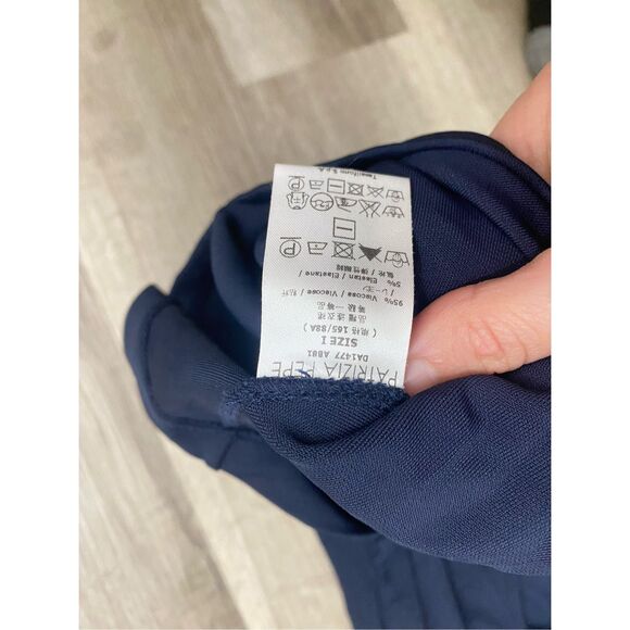 Patrizia Pepe *NAVY Wrap Asymmetrical Vintage Mini Dress, Size 1 / Small - Picture 9 of 9